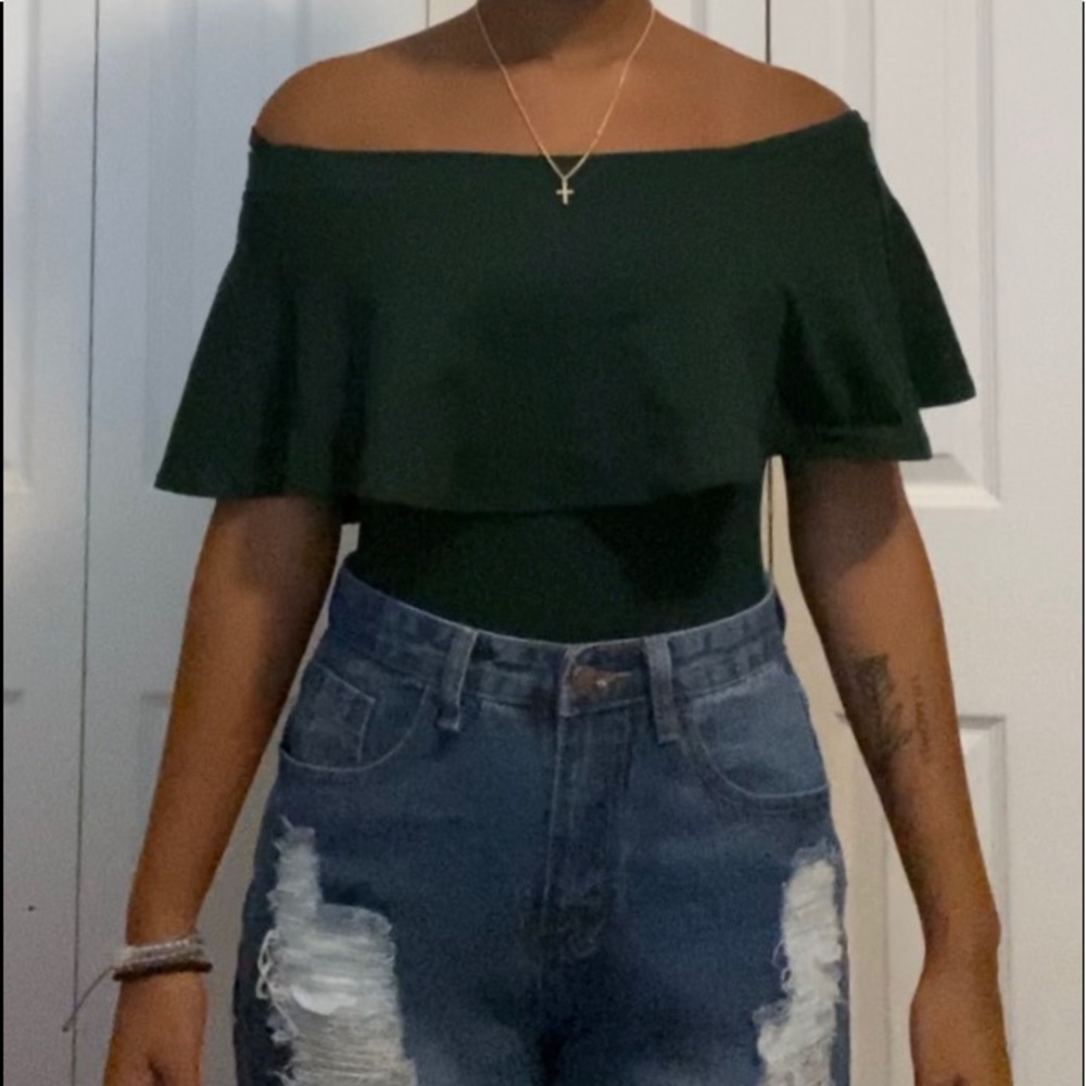 Daze Emerald Green Bodysuit